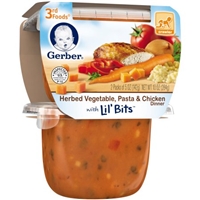 Gerber 3rd Foods Herbed Vegetable, Pasta & Chicken Dinner with Lil' Bits - 2 CT Food Product Image