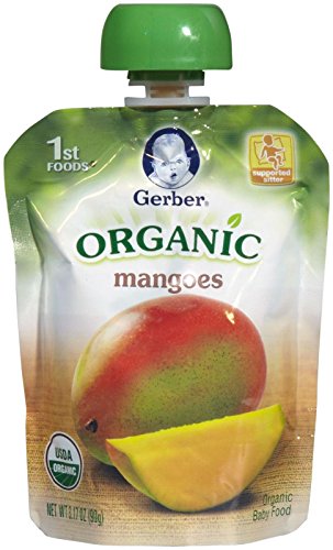 Gerber Organic Mangoes Food Product Image