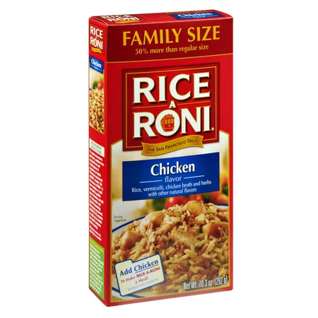 Rice A Roni Family Size Chicken Flavor Rice Food Product Image