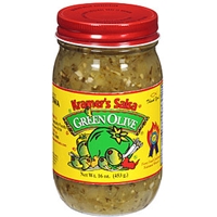 Kramer's Salsa Salsa Green Olive Food Product Image