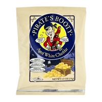 Pirate's Booty Baked Rice & Corn Puffs Aged White Cheddar Product Image