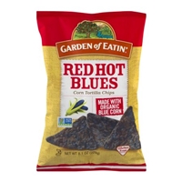 Garden of Eatin' Corn Tortilla Chips Red Hot Blues Food Product Image