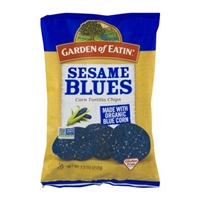 Garden of Eatin' Corn Tortilla Chips Sesame Blues Food Product Image
