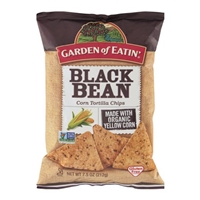Garden of Eatin' Corn Tortilla Chips Black Bean Food Product Image