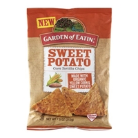Garden of Eatin' Corn Tortilla Chips Sweet Potato Food Product Image