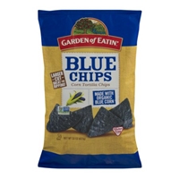 Garden of Eatin' Blue Chips Corn Tortilla Chips Food Product Image