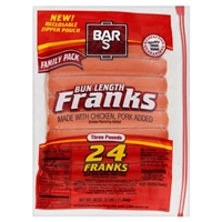 Bar S Bun Length Franks Product Image