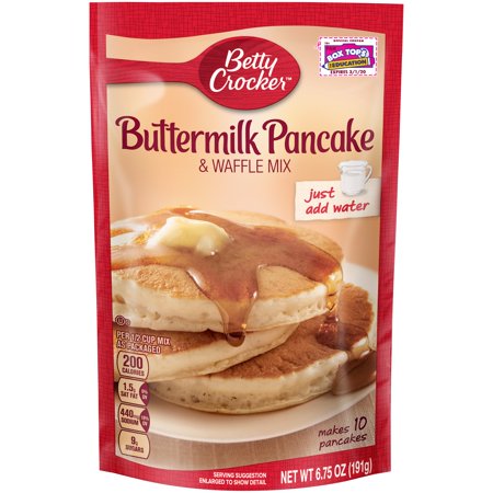 Betty Crocker Pancake Mix Complete, Buttermilk Food Product Image