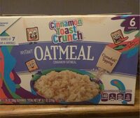 Cinnimon toast crunch oatmeal Food Product Image