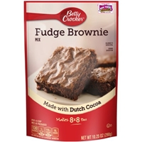 Betty Crocker Fudge Brownie Mix Food Product Image