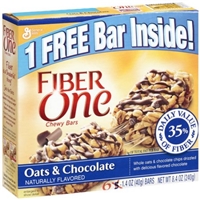 Fiber One Oats & Chocolate Chewy Bars Product Image