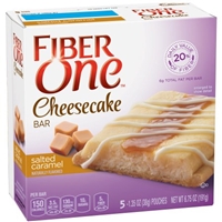 Fiber One Cheesecake Bar Salted Caramel - 5 CT Product Image