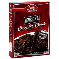 Betty Crocker Supreme Brownie Mix Hershey's Chocolate Chunk Food Product Image