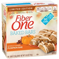 Fiber One Baked Bars Pumpkin - 6 CT Product Image