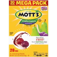 Mott's Fruity Centers Mixed Berry Fruit Flavored Snacks, 0.9 oz, 20 count Product Image