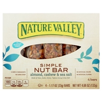 Nature Valley Simple Nut Bar Almond, Cashew & Sea Salt - 4 CT Product Image