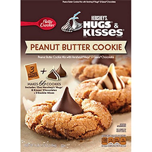 Betty Crocker Betty Crocker, Cookies Mix With Hershey's Hugs & Kisses Chocolates, Peanut Butter Product Image