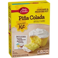 Betty Crocker Pina Colada Cupcake & Frosting Kit Food Product Image