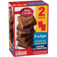 Betty Crocker Fudge Brownie Mix Food Product Image