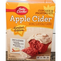Betty Crocker Apple Cider Cupcake and Frosting Kit Food Product Image
