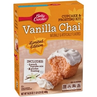 Betty Crocker Vanilla Chai Cupcake & Frosting Kit Food Product Image