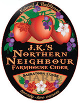 J.K.'S Farmhouse Ciders J.K.'S Farmhouse Ciders, Scrumphy Orchard Gate Gold Hard Cider Food Product Image
