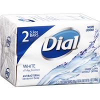 Dial Antibacterial White Bar Soap Food Product Image