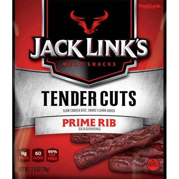 Jack Link's Meat Snacks Tender Cuts Prime Rib Seasoning Product Image