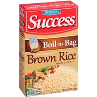 Success Precooked Brown Rice While Grain Boil-in-Bag - 4 CT Food Product Image