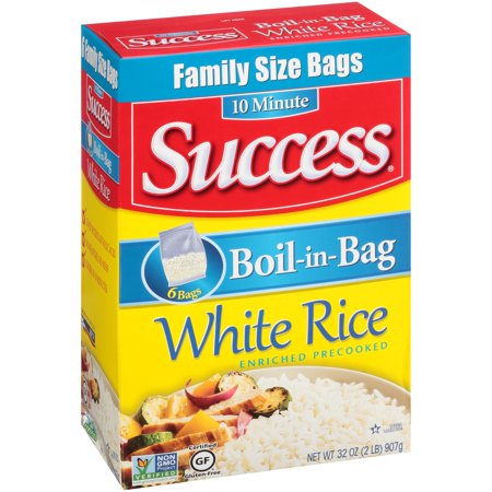 Success White Rice Boil-in-Bag Family Size Bags - 6 CT Product Image