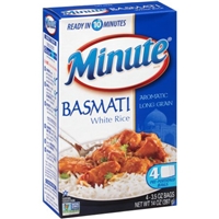 Minute Aromatic Long Grain Basmati White Rice 14 oz. Box Product Image
