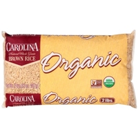 Carolina Organic Natural Whole Grain Brown Rice 2 lb. Bag Product Image
