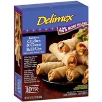 Delimex Roll-Ups Ranchero Chicken & Cheese Product Image