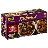 Delimex Burrito Bowl Beef Barbacoa, Snack Size Product Image