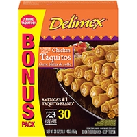 Delimex Taquitos White Meat Chicken Food Product Image