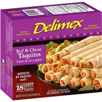 Delimex Beef and Cheese Flour Taquitos