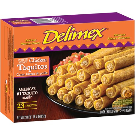 Delimex Chicken Taquitos Food Product Image
