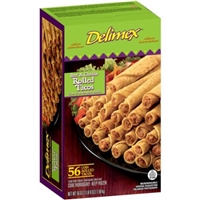 Delimex Rolled Tacos Beef & Cheddar Product Image