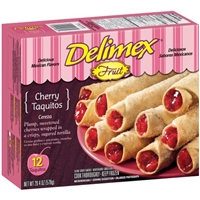 Delimex Fruit Taquitos Cherry 12 Ct Food Product Image