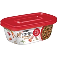 Purina Beneful Prepared Meals Dog Food Beef & Chicken Medley Food Product Image
