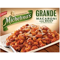 Michelina's Macaroni & Beef In Tomato Sauce Food Product Image