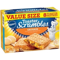 Pillsbury Toaster Scrambles Sausage Toaster Pastries, 8 ct, 14.4 oz Food Product Image