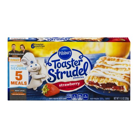 Pillsbury Toaster Strudel Strawberry Toaster Pastries - 6 Ct Food Product Image