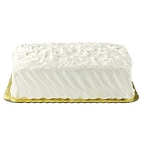 Wegmans Frozen Cakes & Pies 1/4 Sheet Ultimate White Cake With Vanilla Buttercreme
