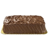 Wegmans Frozen Cakes & Pies 1/4 Sheet, Ultimate White Cake With Ultimate Chocolate Icing