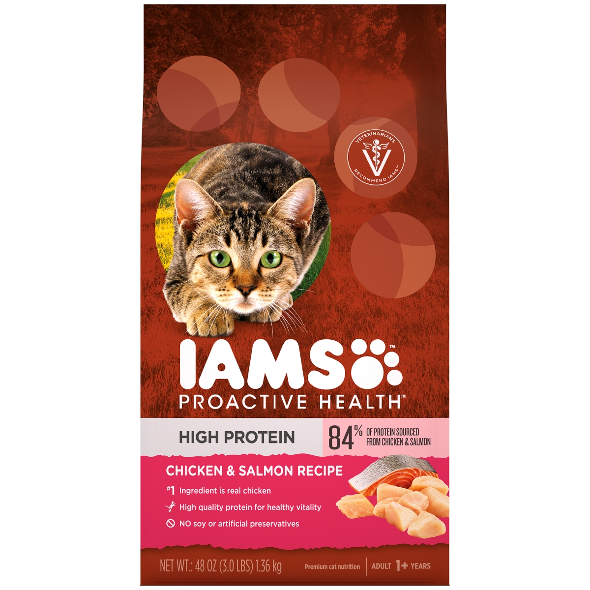 Iams Proactive Health Cat Food 1 Years Healthy Adult Original