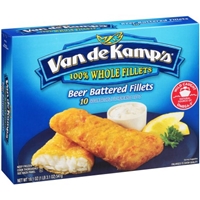 Van de Kamp's Fillets Beer Battered - 10 CT Food Product Image
