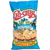 Chi-Chi's Fiesta Rounds White Corn Tortilla Chips Food Product Image