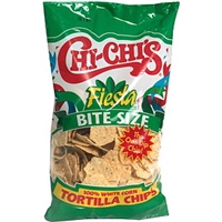 Chi-Chi's Fiesta White Corn Tortilla Chips Bite Size Food Product Image