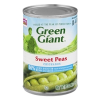 Green Giant Sweet Peas 50% Less Sodium Food Product Image
